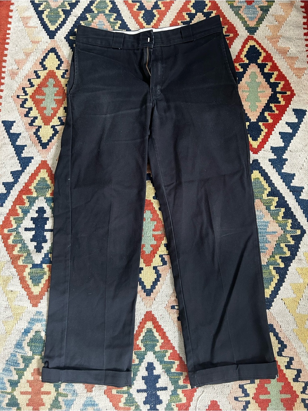Dickies Black Straight-Leg Chinos